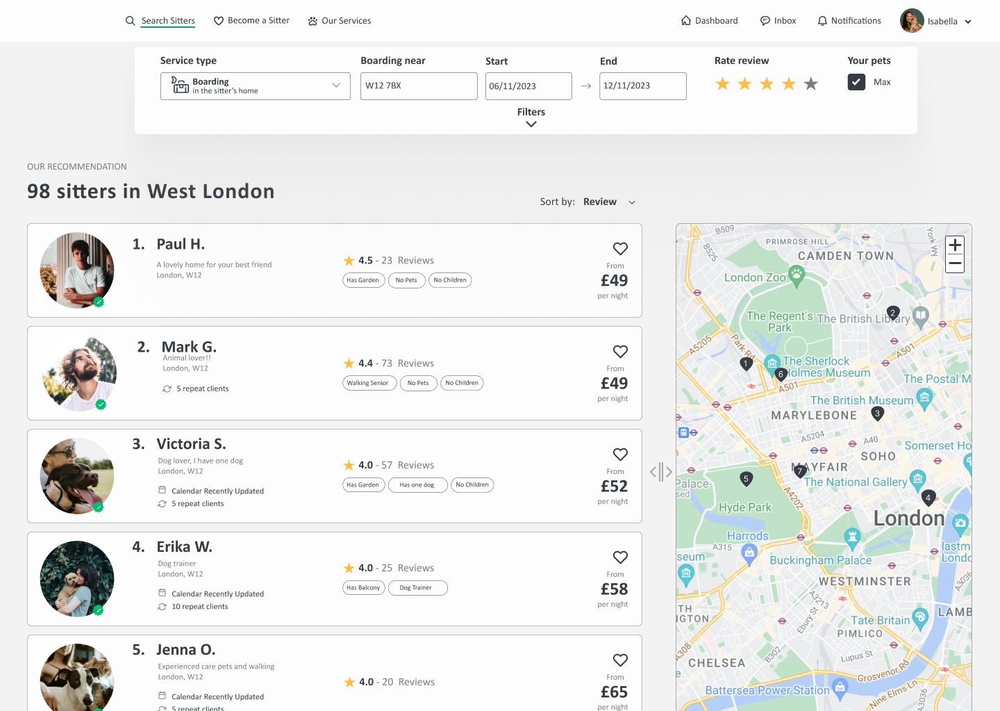 Rover — redesigned search