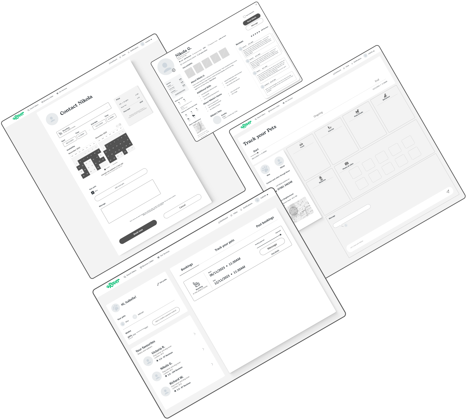 Wireflows — task 1 and task 2